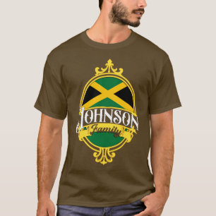 Johnson Family Jamaica Flagga T Shirt