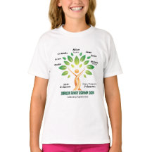 Johnson Family Reunion Basic T-Shirt (flickor)
