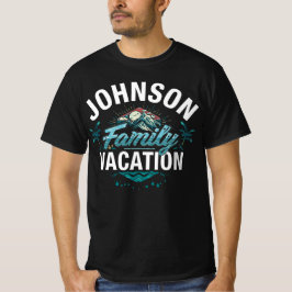 Johnson Family Vacation Matching Travel T Shirt