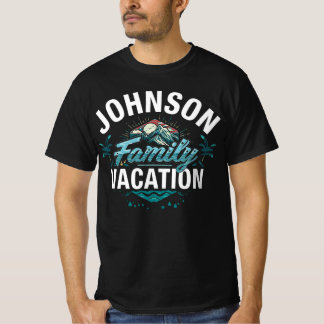Johnson Family Vacation Matching Travel T Shirt