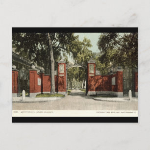 Johnson Grind Harvard Universiteten 1902 Vykort