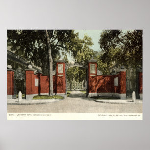 Johnson grindHarvarduniversitetet 1902 Poster