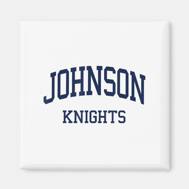 Johnson High School Hs Gainesville Ga Retro Sports Magnet (Framsidan)