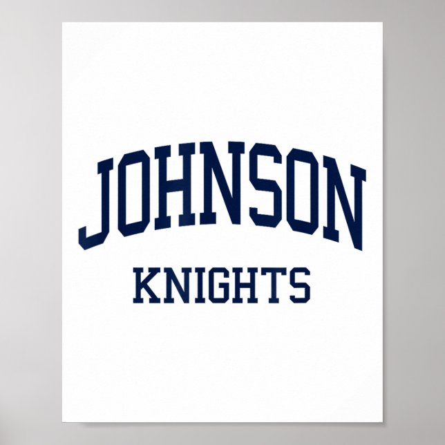 Johnson High School Hs Gainesville Ga Retro Sports Poster (Framsidan)