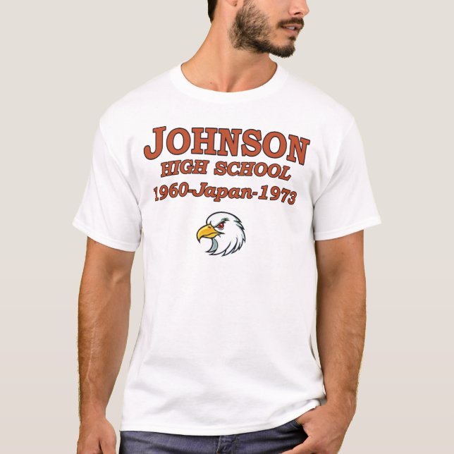 Johnson High school japan reunion T Shirt (Framsida)
