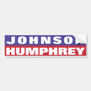 Johnson Humphrey bildekal 1964