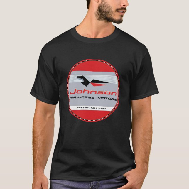 Johnson Outboard Motors  T Shirt (Framsida)