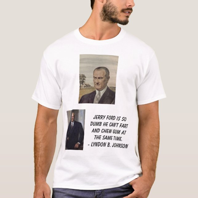 johnson på ford t-shirt (Framsida)