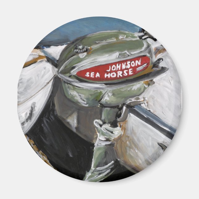 Johnson Sea Horse Magnet (Framsidan)