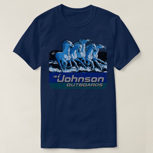 Johnson Sea Horses T Shirt (Design framsida)