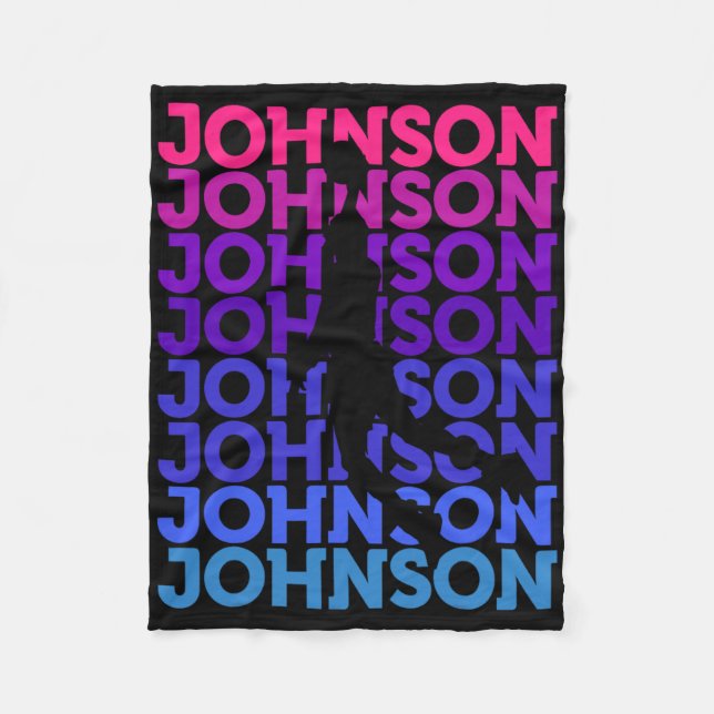 Johnson Sketll Inspirerar Fantastisk Fan 1  Fleecefilt (Framsidan)
