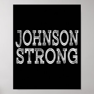 JOHNSON Stark Squad Familjeåterträff Efternamn Lag Poster