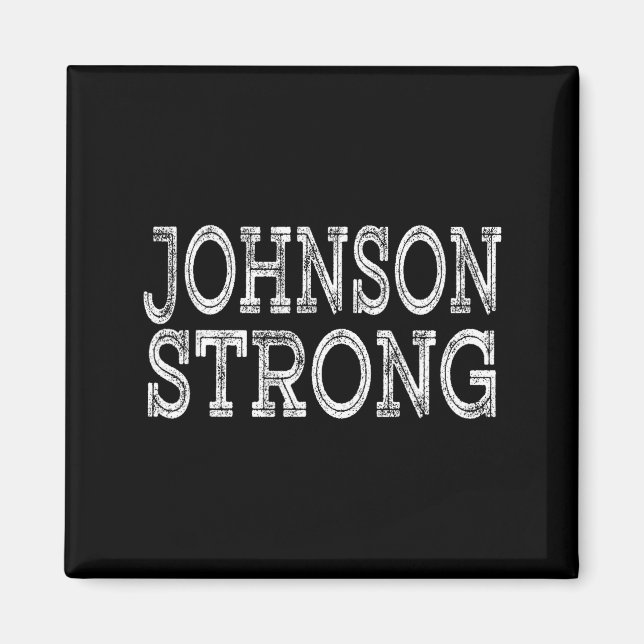 JOHNSON Stark Squad Familjesammankomst Efternamn L Magnet (Framsidan)