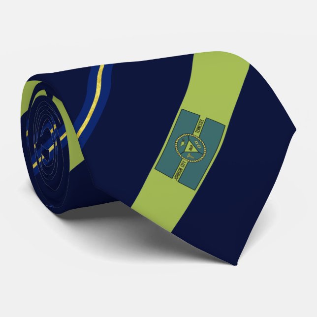 Johnson (Tennessee) City flagga Neck Tie Slips (Rullad)
