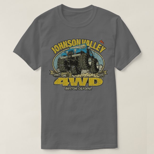 Johnson Valley 4WD 1974 T Shirt (Design framsida)