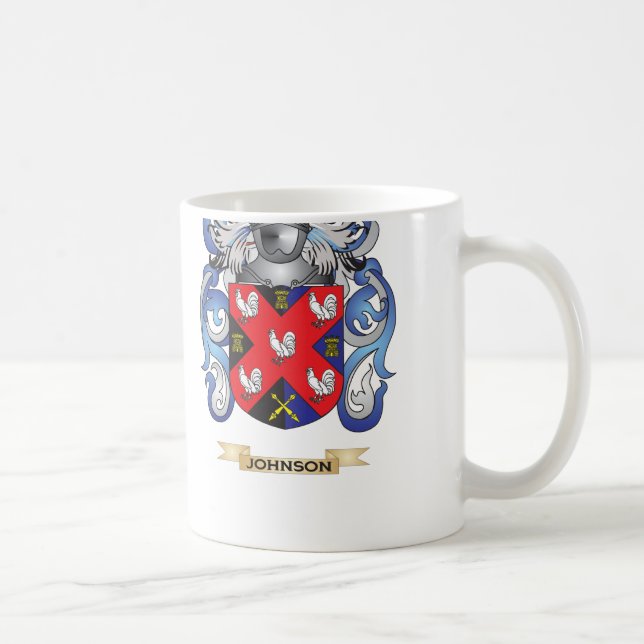 Johnson vapensköld (familjvapenskölden) kaffemugg (Höger)