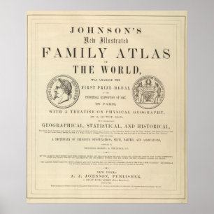 Johnsons illustrerad familjkartbok poster