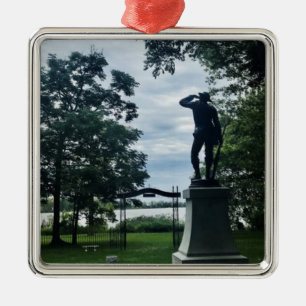 Johnson's Island Monument Photography Julgransprydnad Metall