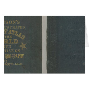 Johnson's New Illustrated Family Atlas Hälsningskort