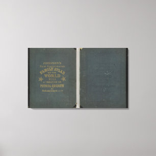 Johnsons ny illustrerad familjkartbok canvastryck