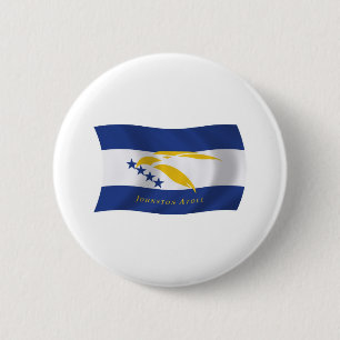 Johnston Afee Flagga Button Knapp