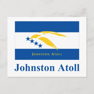 Johnston Afee Flagga med Namn Vykort