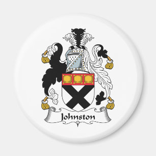 Johnston familjvapensköld magnet