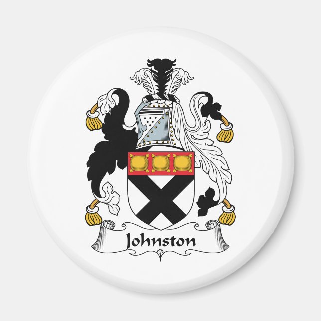 Johnston Family Crest Magnet (Framsidan)