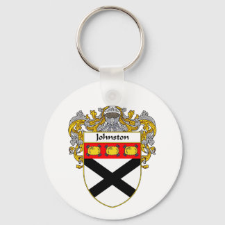 Johnston Jackat av Arm/Family Crest (Mantled) Nyckelring
