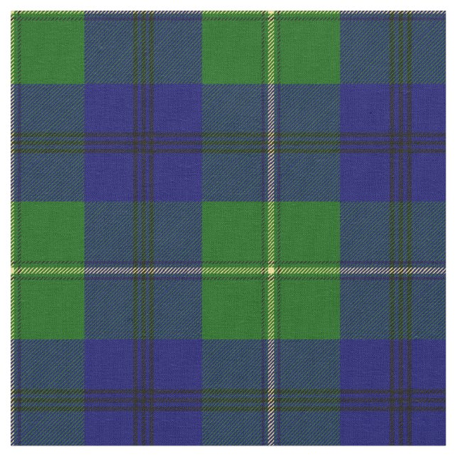 Johnston Tartantryck Tyg (Närbild)