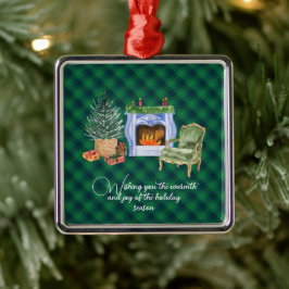 Johnstone Ancient Original Scottish Tartan Julgransprydnad Metall