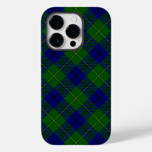 Johnstone tartan Blue grönt plaid