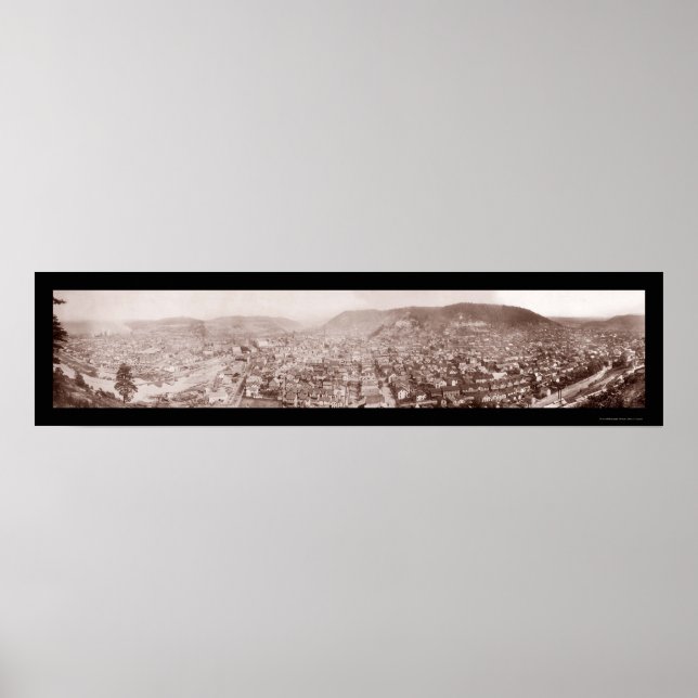 Johnstown, PA Photo 1904 Poster (Framsidan)