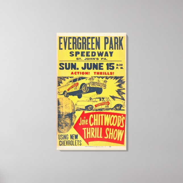 Joie Chitwood Thrill Show Canvas Art Skriv ut (Framsida)