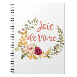 Joie de Vivre Fransk Sayed Anteckningsbok