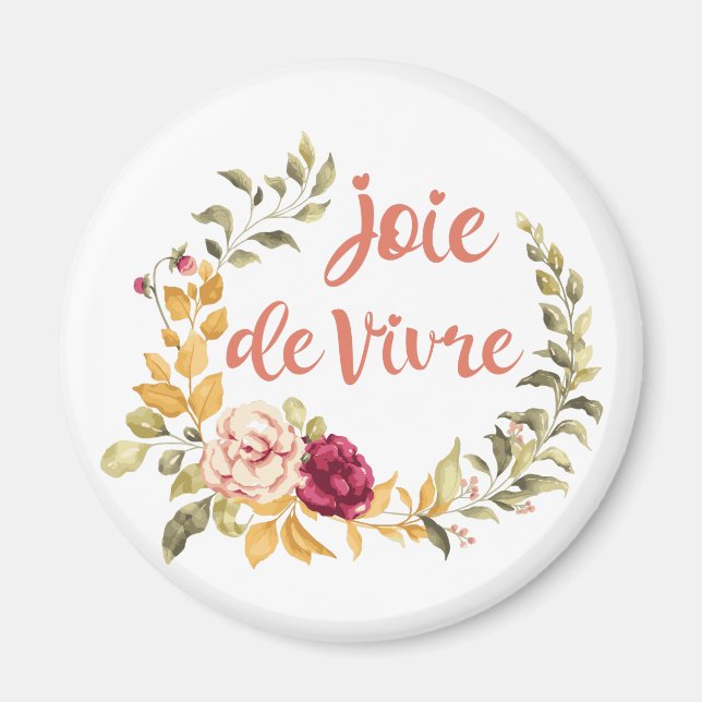 Joie de Vivre Fransk Sayed Magnet (Framsidan)