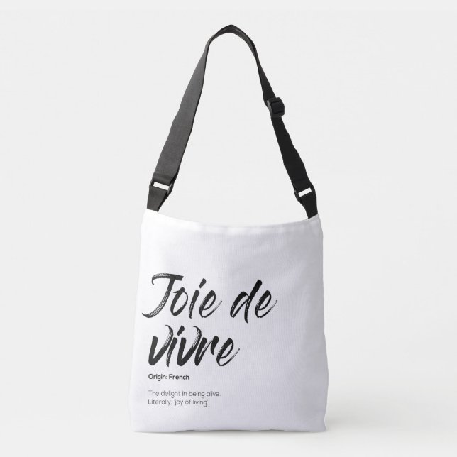 Joie de vivre - Tote bag Axelväska (Framsida)