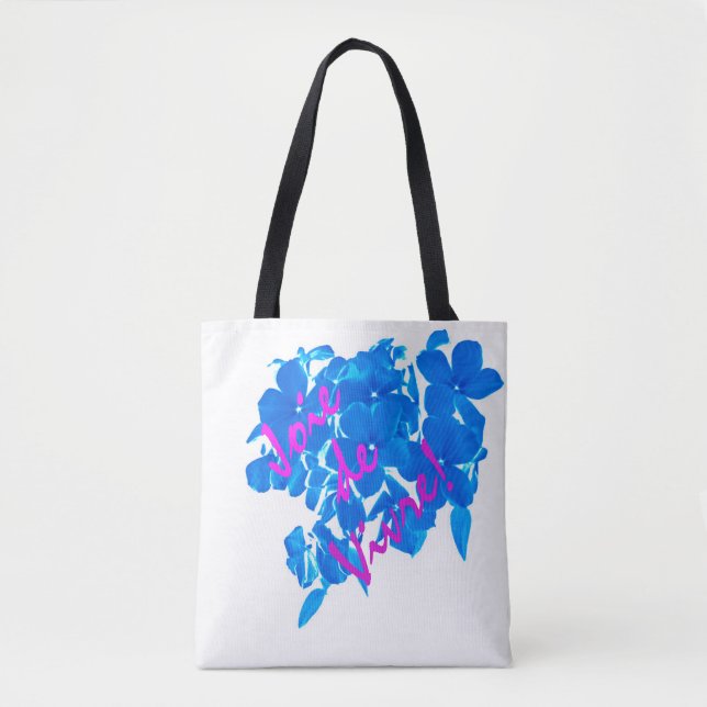 Joie de Vivre Tote Bag Tygkasse (Framsida)