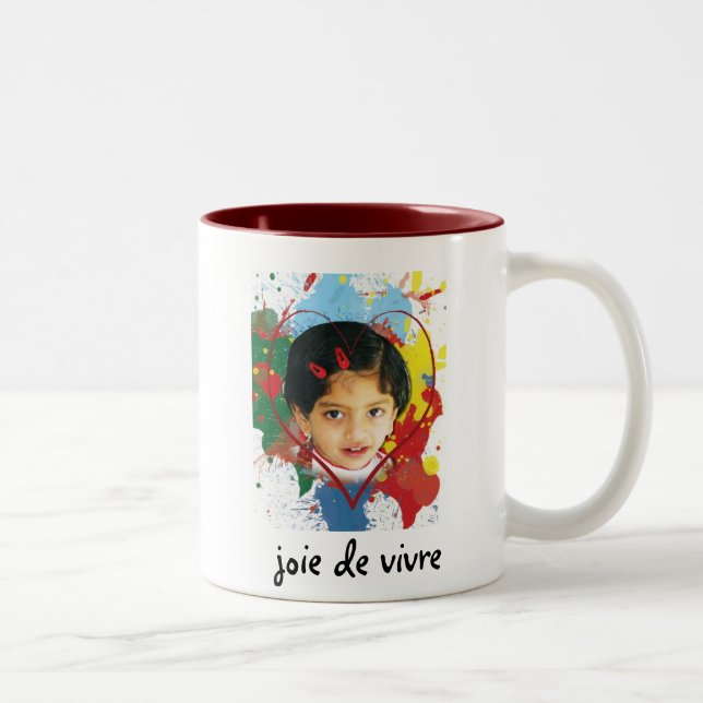 joie de vivre Två-Tonad mugg (Höger)