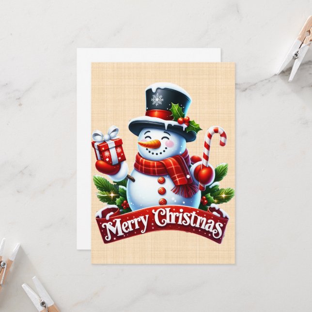 Joie Hivernale Festive Inbjudningar (Fram/Back In Situ)