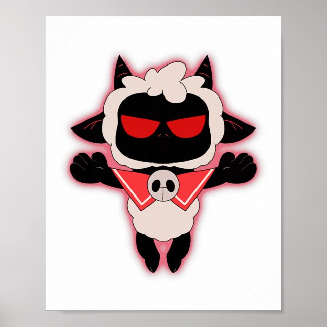 Join The Cult - Cult Of The Lamb Angry Gamer Cult  Poster (Framsidan)