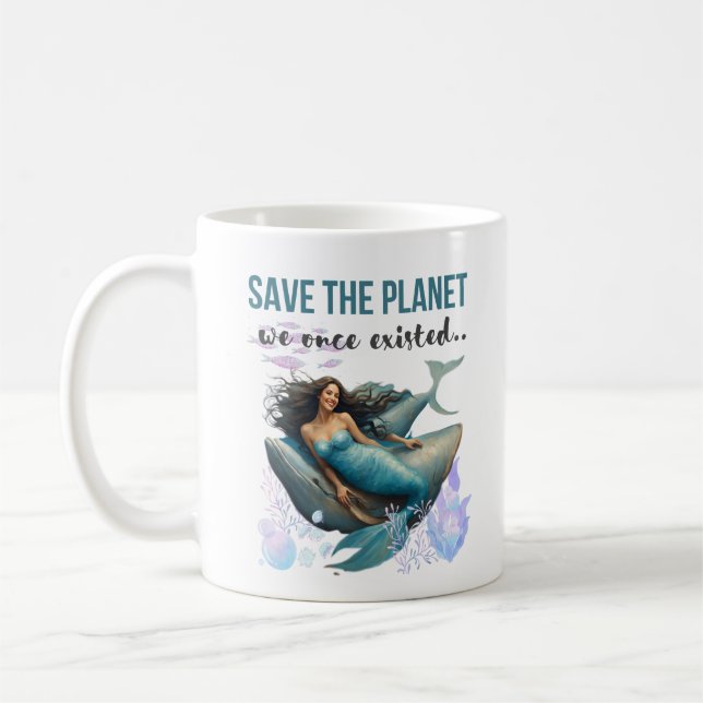 Join the Movement: Save the Planet with Every Purc Kaffemugg (Vänster)