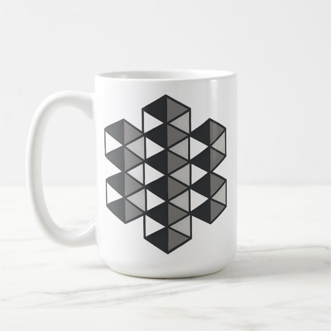 Joined Triangles  Mug Kaffemugg (Vänster)