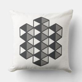 Joined Triangles Throw Pillow Kudde
