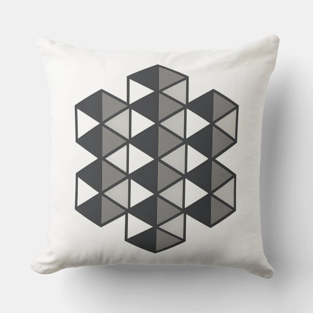 Joined Triangles Throw Pillow Kudde (Framsida)