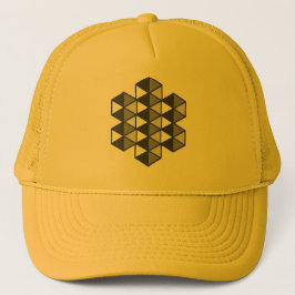 Joined Triangles Trucker Hat Keps