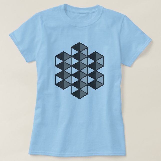 Joined Triangles Women's T-Shirt (Design framsida)