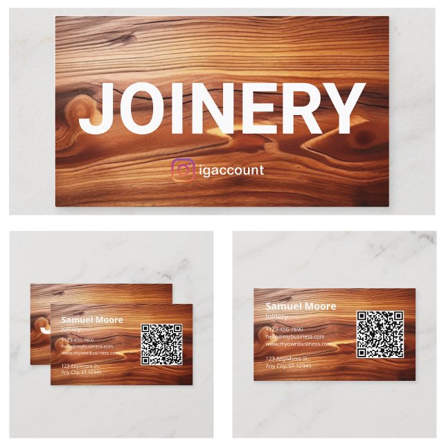 Joinery Snyggt Visitkort (Joinery Stylish Business Card
)