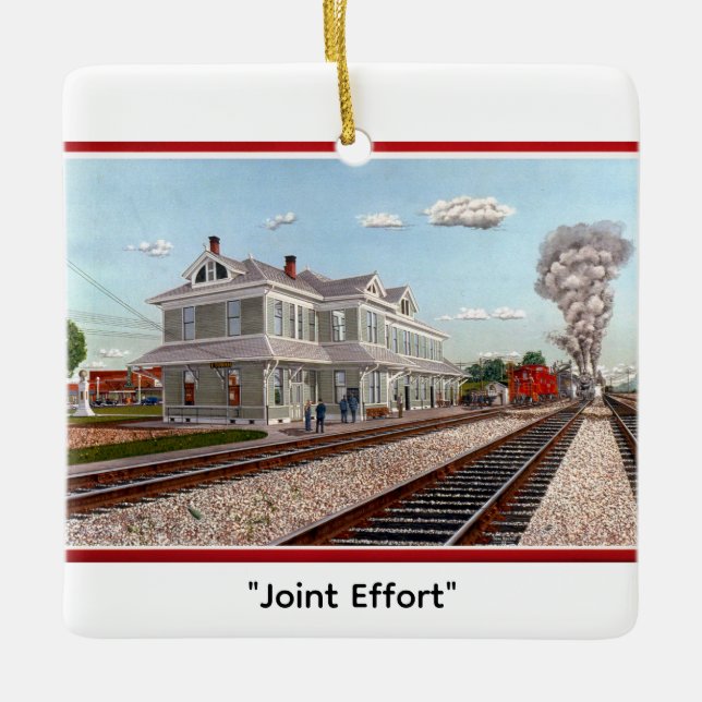 "Joint Effort" by Tom Rock Julgransprydnad Keramik (Framsida)