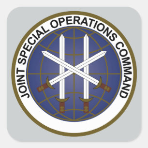 Joint Speciell Operations Command, JSOC Fyrkantigt Klistermärke
